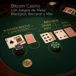 Bitcoin Casino con Juegos de Mesa: Blackjack, Baccarat y Más
